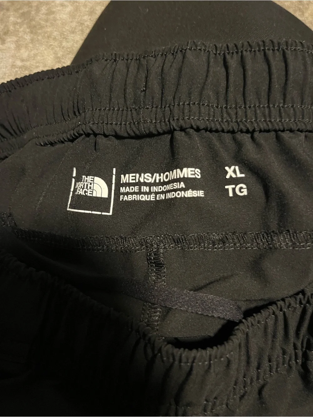 The North Face Mens Jogger Black FlashDry Athletic Pants XL Euc